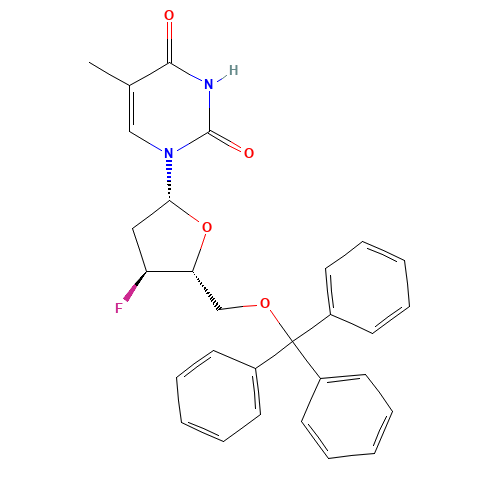 5-O-Trityl-3'-deoxy-3'-fluorothymidine (CAS: 135197-63-6) - Related Chemical Product
