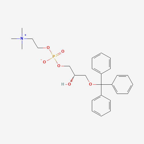 1-O-Trityl-sn-glycero-3-phosphocholine (CAS: 103675-56-5) - Chemical Structure and Molecular Formula 