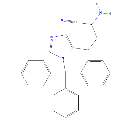 4-(1-Tritylimidazol-4-yl)-2-aminobutryonitrile (CAS: 268548-74-9) - Related Chemical Product