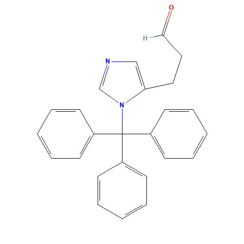 3-(1-Tritylimidazol-4-yl) Propionaldehyde (CAS: 186096-23-1) - Related Chemical Product