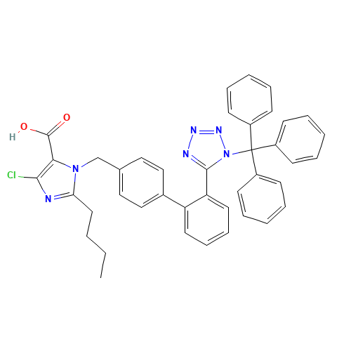 N-Trityl Losartan Carboxylic Acid (CAS: 947331-10-4) - Related Chemical Product