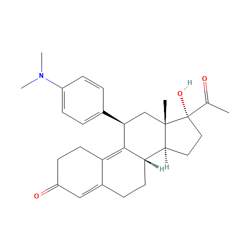 Ulipristal (CAS: 159811-51-5) - Chemical Structure and Molecular Formula 