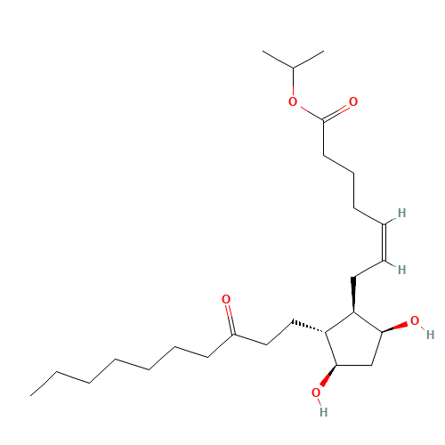 Unoprostone Isopropyl Ester (CAS: 120373-24-2) - Chemical Structure and Molecular Formula 