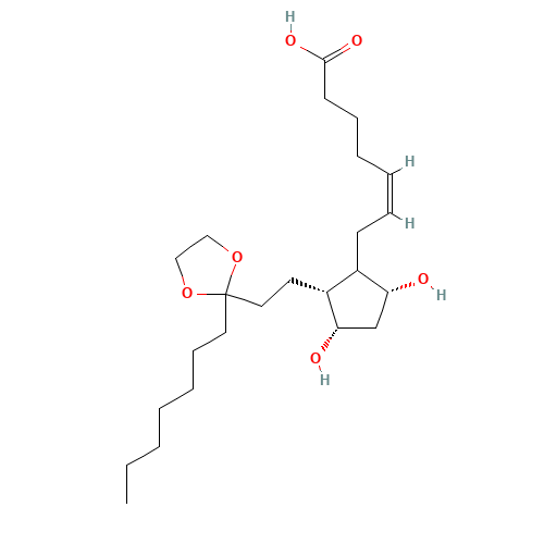 Unoprostone Ethyleneketal (CAS: 120373-42-4) - Related Chemical Product