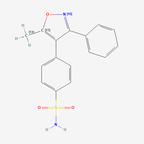 Valdecoxib-13C2,15N (CAS: 1189428-23-6) - Related Chemical Product