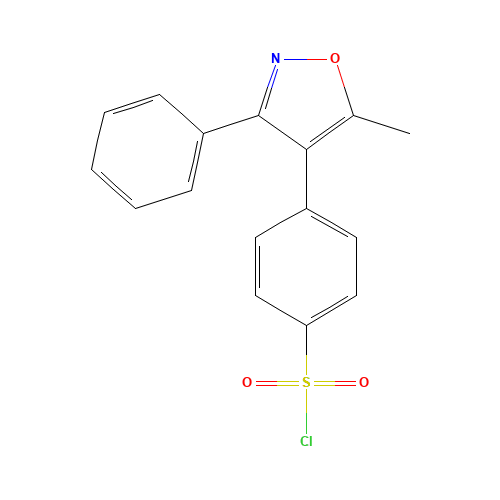 Valdecoxib Sulfonyl Chloride (CAS: 509074-26-4) - Chemical Structure and Molecular Formula 