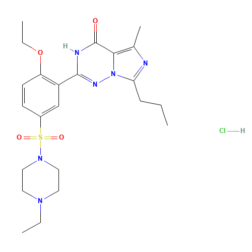 Vardenafil, Hydrochloride Salt (CAS: 224785-91-5) - Related Chemical Product