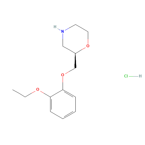 (R)-Viloxazine Hydrochloride (CAS: 56287-63-9) - Chemical Structure and Molecular Formula 