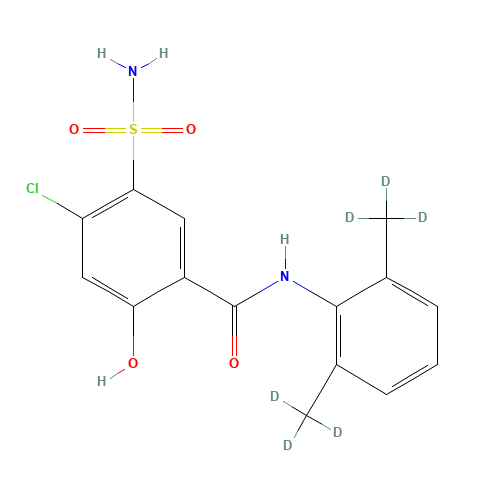 Xipamide-d6 (CAS: 1330262-09-3) - Related Chemical Product