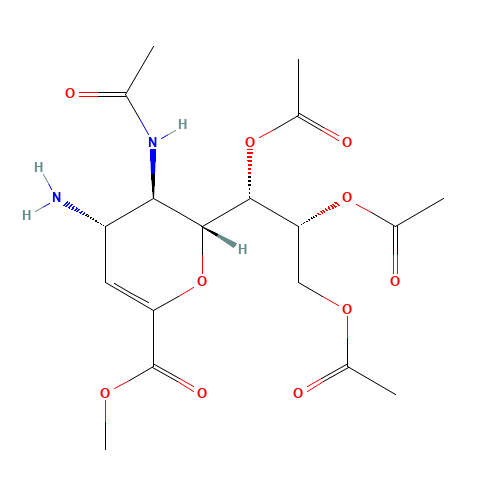 Zanamivir Amine Triacetate Methyl Ester (CAS: 139110-70-6) - Related Chemical Product
