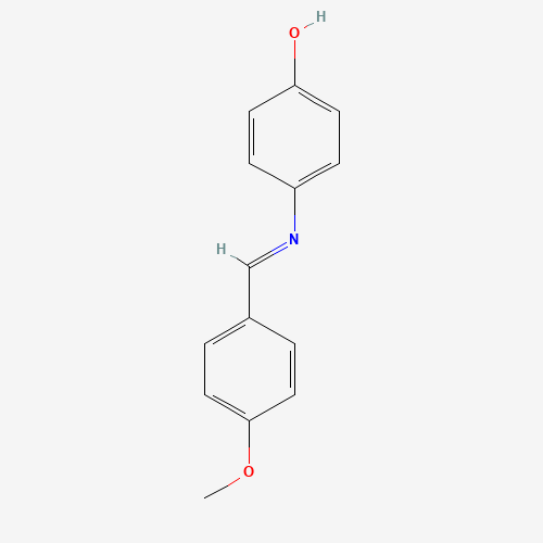 p-Methoxybenzylidene p-Aminophenol (CAS: 3230-39-5) - Chemical Structure and Molecular Formula 