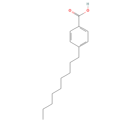 4-Nonylbenzoic acid (CAS: 38289-46-2) - Chemical Structure and Molecular Formula 
