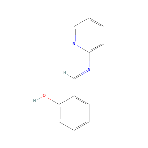 Salicylidene 2-Aminopyridine (CAS: 1823-47-8) - Chemical Structure and Molecular Formula 