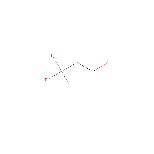 3-Iodo-1,1,1-trifluorobutane, tech. (CAS: 540-87-4) - Chemical Structure and Molecular Formula 