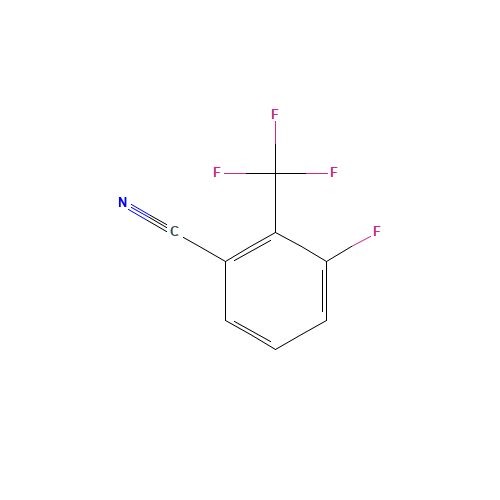 3-Fluoro-2-(trifluoromethyl)benzonitrile (CAS: 261951-81-9) - Chemical Structure and Molecular Formula 