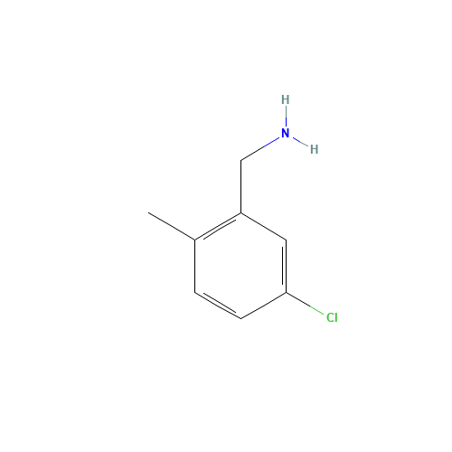 5-Chloro-2-methylbenzylamine (CAS: 27917-13-1) - Chemical Structure and Molecular Formula 