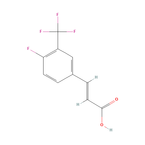 4-Fluoro-3-(trifluoromethyl)cinnamic acid (CAS: 239463-90-2) - Related Chemical Product