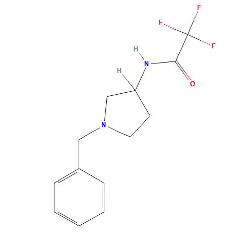 1-Benzyl-3-(trifluoroacetamido)pyrrolidine (CAS: 115445-23-3) - Related Chemical Product