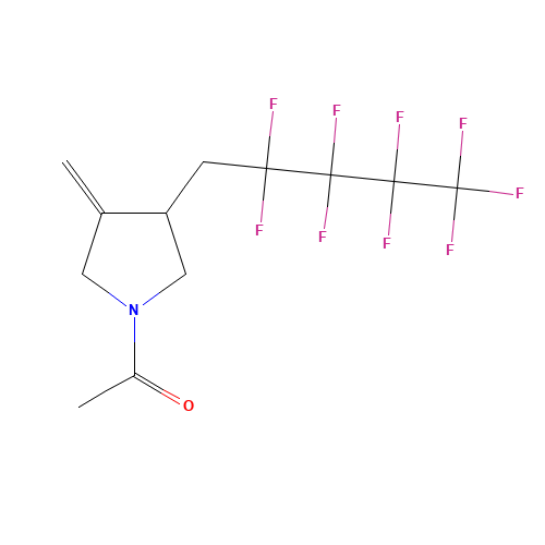 N-Acetyl-3-methylene-4-(1H,1H-nonafluoropentyl)-pyrrolidine (CAS: 31164-13-3) - Related Chemical Product