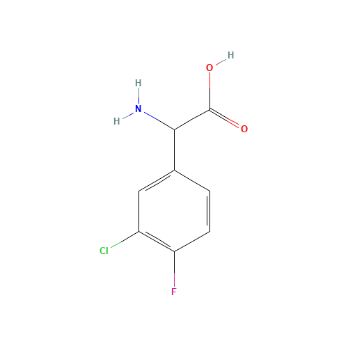 3-Chloro-4-fluoro-DL-phenylglycine (CAS: 261762-99-6) - Related Chemical Product