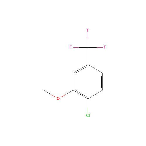 2-Chloro-5-(trifluoromethyl)anisole (CAS: 402-08-4) - Related Chemical Product