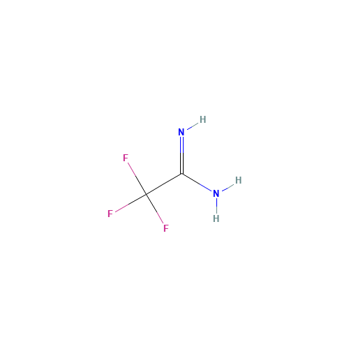 Trifluoroacetamidine, tech. (CAS: 354-37-0) - Chemical Structure and Molecular Formula 