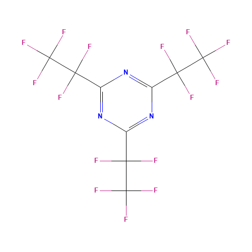 Tris(pentafluoroethyl)-s-triazine (CAS: 858-46-8) - Related Chemical Product