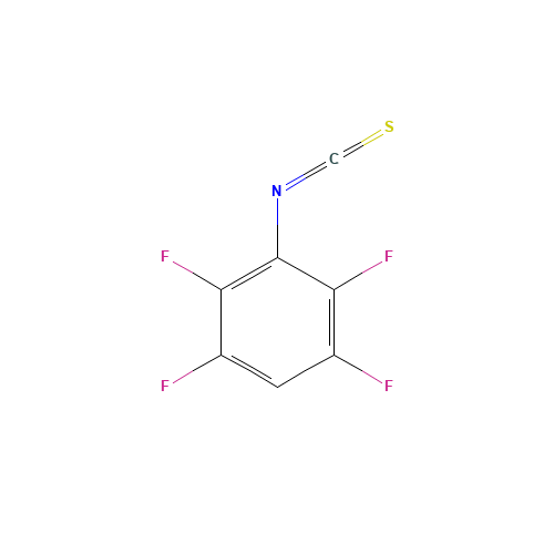 2,3,5,6-Tetrafluorophenyl isothiocyanate (CAS: 20925-31-9) - Chemical Structure and Molecular Formula 