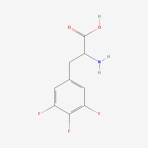 3,4,5-Trifluoro-DL-phenylalanine (CAS: 261952-26-5) - Chemical Structure and Molecular Formula 