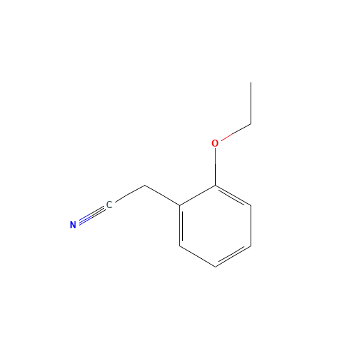 2-Ethoxyphenylacetonitrile (CAS: 74205-51-9) - Chemical Structure and Molecular Formula 