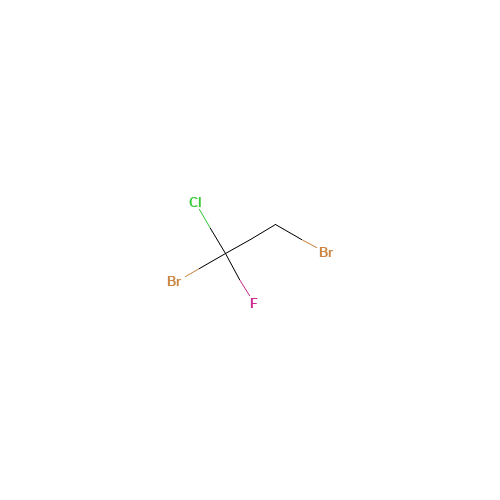 1,2-Dibromo-1-chloro-1-fluoroethane (CAS: 243139-69-7) - Chemical Structure and Molecular Formula 
