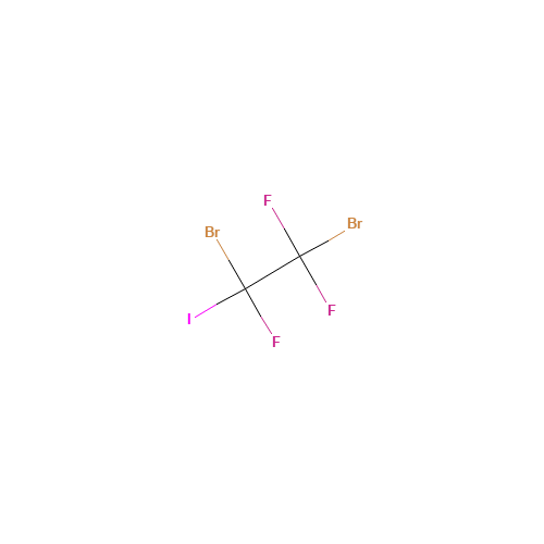1,2-Dibromo-1-iodotrifluoroethane (CAS: 216394-01-3) - Chemical Structure and Molecular Formula 