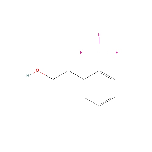 2-(Trifluoromethyl)phenethyl alcohol (CAS: 94022-96-5) - Chemical Structure and Molecular Formula 
