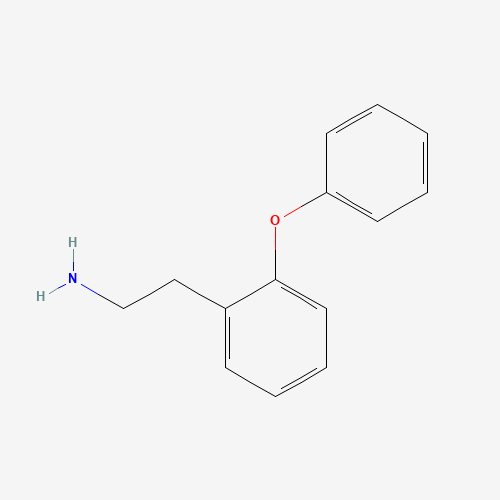 2-Phenoxyphenethylamine (CAS: 118468-16-9) - Chemical Structure and Molecular Formula 