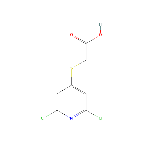 2-[(2,6-Dichloropyridin-4-yl)thio]acetic acid (CAS: 80542-50-3) - Related Chemical Product