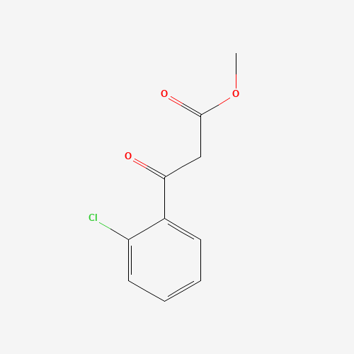 Methyl 2-chlorobenzoylacetate (CAS: 205985-98-4) - Chemical Structure and Molecular Formula 