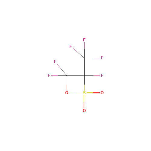 1,2,2-Trifluoro-2-hydroxy-1-(trifluoromethyl)-ethanesulfonic acid sultone (CAS: 773-15-9) - Related Chemical Product