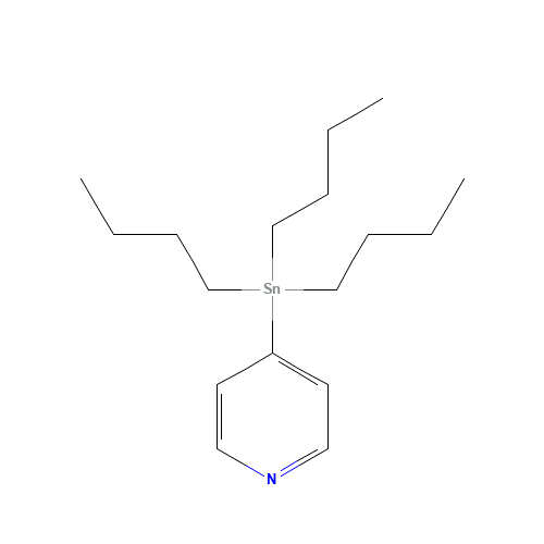 4-Tributylstannylpyridine (CAS: 124252-41-1) - Chemical Structure and Molecular Formula 