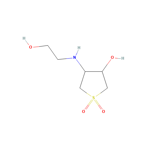 4-(2-Hydroxyethylamino)-1,1-dioxotetrahydro-1-lambda*6*-thiophen-3-ol (CAS: 302581-36-8) - Related Chemical Product