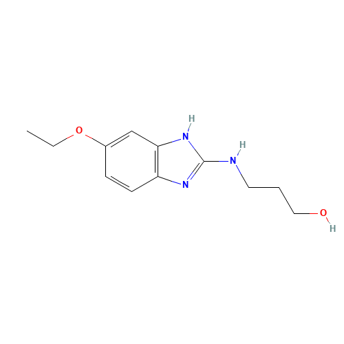 3-(5-Ethoxy-1H-benzoimidazol-2-ylamino)-propan-1-ol (CAS: 301163-46-2) - Related Chemical Product