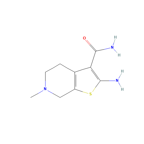 2-Amino-6-methyl-4,5,6,7-tetrahydro-thieno[2,3-c]-pyridine-3-carboxylic acid amide (CAS: 24248-69-9) - Related Chemical Product