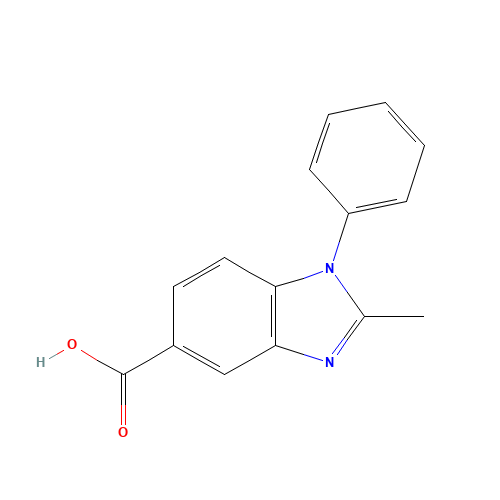 2-Methyl-1-phenyl-1H-benzoimidazole-5-carboxylic acid (CAS: 92437-43-9) - Related Chemical Product