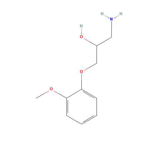1-Amino-3-(2-methoxyphenoxy)propan-2-ol (CAS: 63257-76-1) - Related Chemical Product