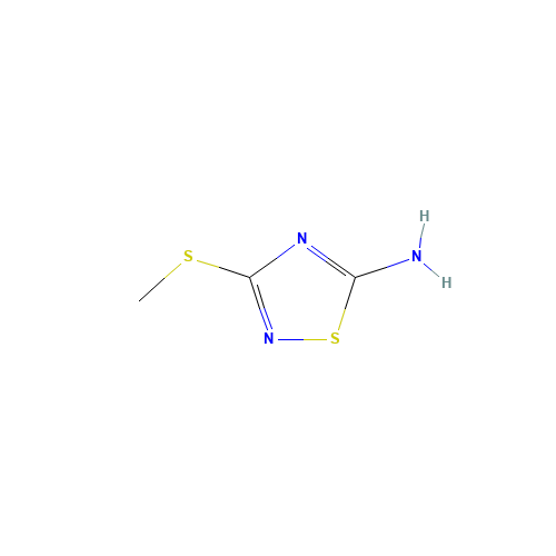3-Methylsulfanyl[1,2,4]thiadiazol-5-ylamine (CAS: 6913-13-9) - Related Chemical Product