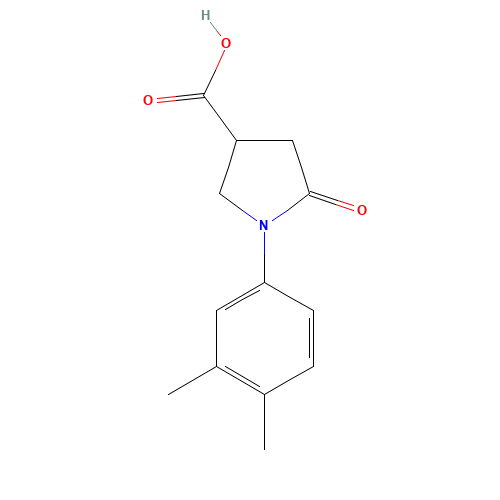 1-(3,4-Dimethylphenyl)-2-oxopyrrolidine-4-carboxylic acid (CAS: 63674-65-7) - Related Chemical Product