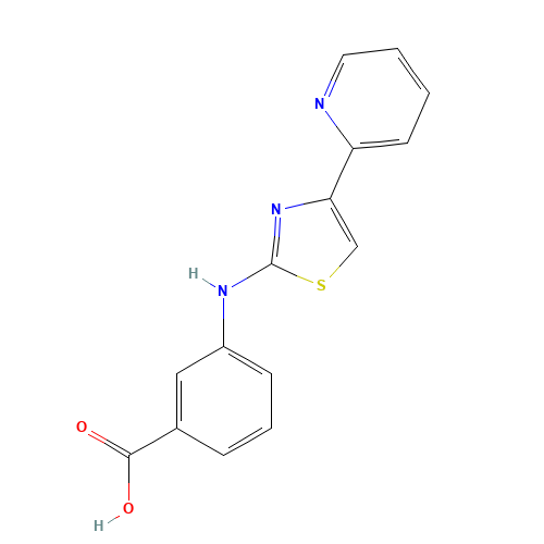 3-(4-Pyridin-2-ylthiazol-2-ylamino)benzoic acid (CAS: 315702-87-5) - Related Chemical Product
