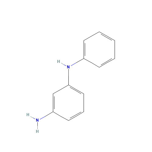 N-Phenyl-benzene-1,3-diamine (CAS: 5840-03-9) - Chemical Structure and Molecular Formula 