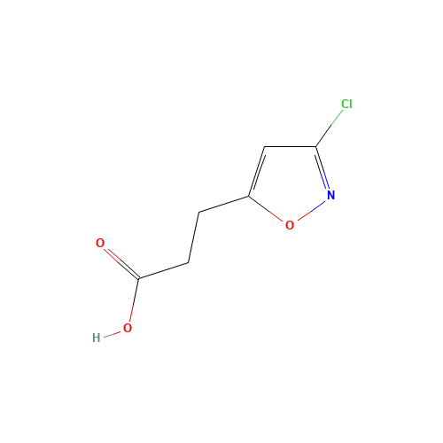 3-(3-Chloro-isoxazol-5-yl)-propionic acid (CAS: 80403-82-3) - Related Chemical Product