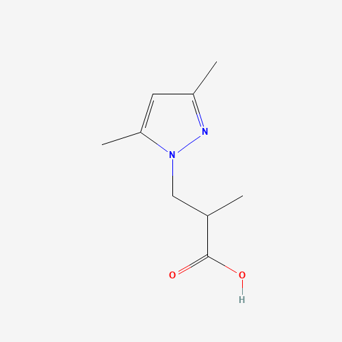 3-(3,5-Dimethyl-pyrazol-1-yl)-2-methyl-propionic acid (CAS: 436086-92-9) - Related Chemical Product