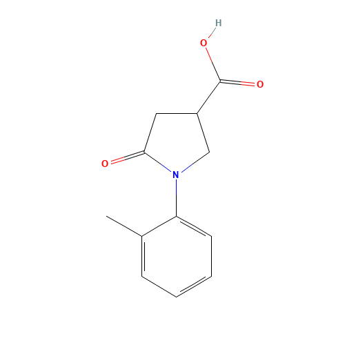 5-Oxo-1-o-tolyl-pyrrolidine-3-carboxylic acid (CAS: 56617-44-8) - Related Chemical Product